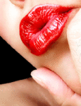 Gif animé bouche bisou